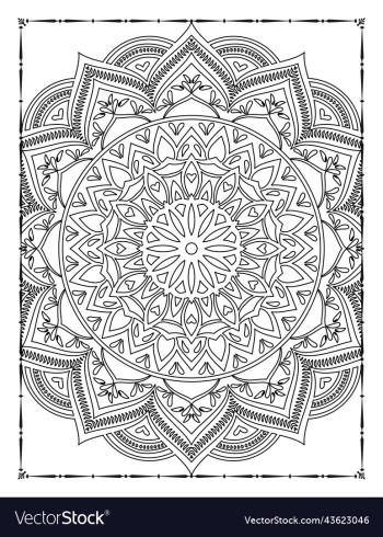 adults mandala coloring page for kdp