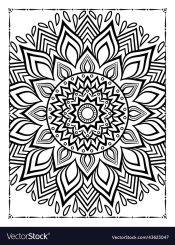 adults mandala coloring page for kdp