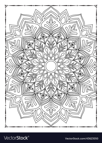 adults mandala coloring page for kdp