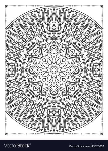 adults mandala coloring page for kdp