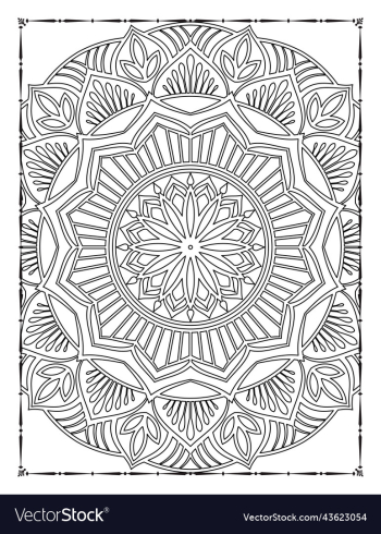 adults mandala coloring page for kdp