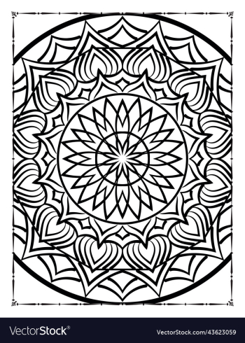 adults mandala coloring page for kdp