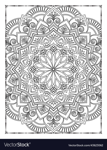 adults mandala coloring page for kdp