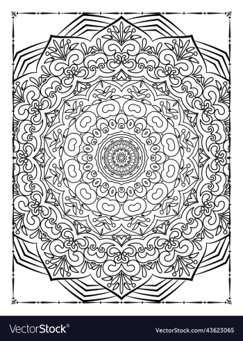 adults mandala coloring page for kdp