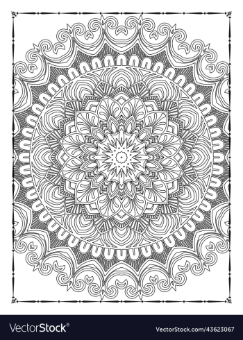 adults mandala coloring page for kdp