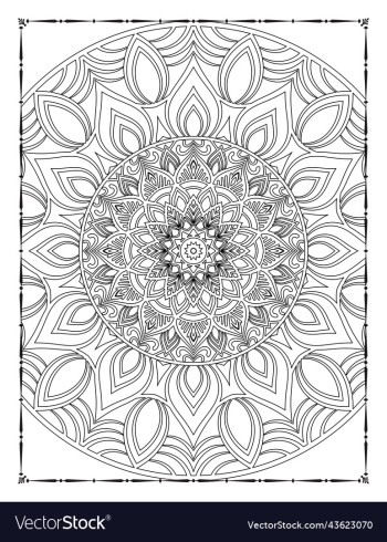 adults mandala coloring page for kdp