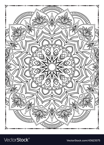 adults mandala coloring page for kdp