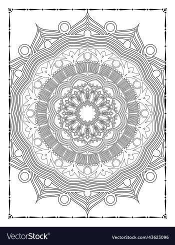 adults mandala coloring page for kdp