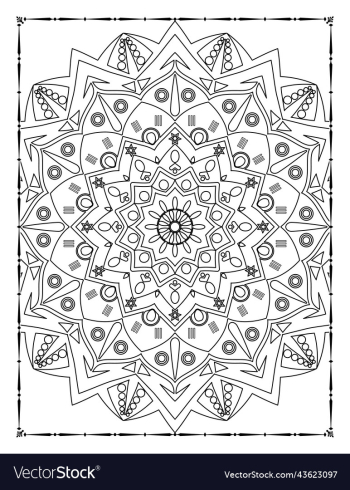 adults mandala coloring page for kdp