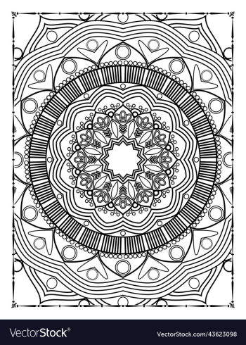 adults mandala coloring page for kdp