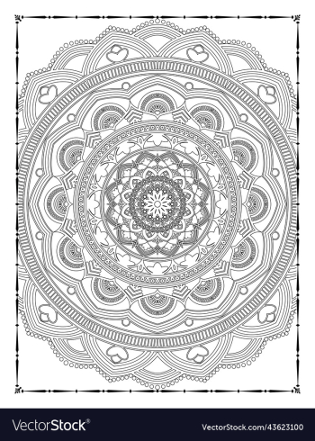 adults mandala coloring page for kdp