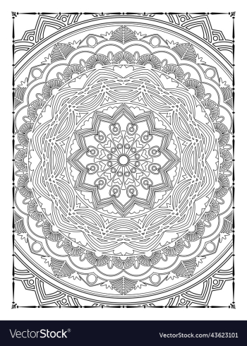 adults mandala coloring page for kdp