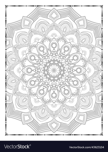 adults mandala coloring page for kdp