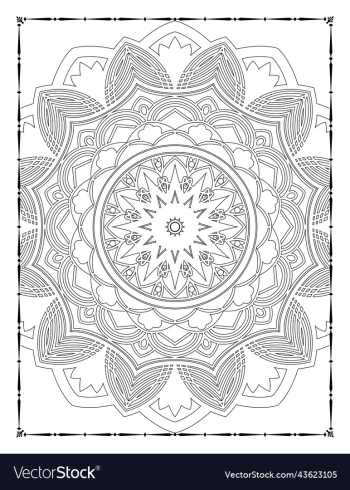 adults mandala coloring page for kdp