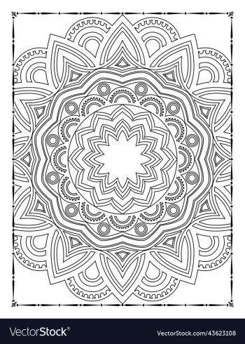 adults mandala coloring page for kdp