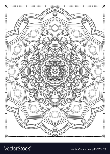 adults mandala coloring page for kdp