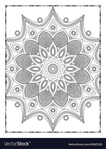 adults mandala coloring page for kdp