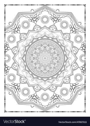 adults mandala coloring page for kdp