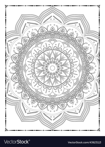 adults mandala coloring page for kdp