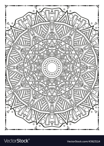 adults mandala coloring page for kdp