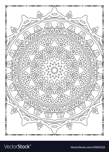 adults mandala coloring page for kdp