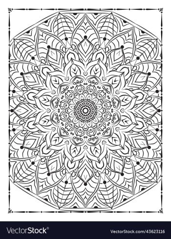 adults mandala coloring page for kdp