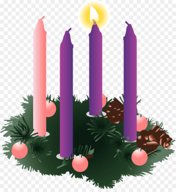 Advent wreath Advent Sunday Advent candle - first Advent wreath Advent Sunday Advent candle - first
