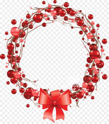 Advent wreath Christmas Clip art - Christmas wreath decoration material 