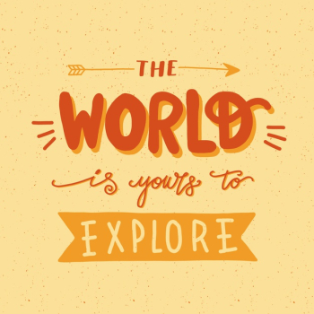 Adventure lettering concept Free Vector Adventure lettering concept Free Vector
