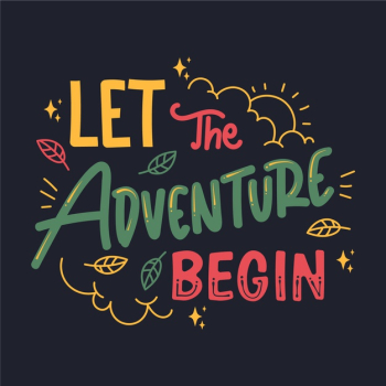 Adventure lettering Free Vector Adventure lettering Free Vector