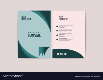 Advertisement flyer design elements modern style vector image Advertisement flyer design elements modern style vector image