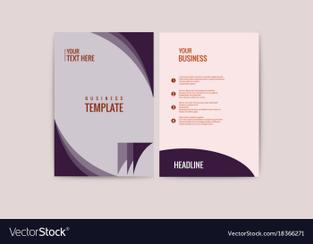 Advertisement flyer design elements modern style vector image Advertisement flyer design elements modern style vector image