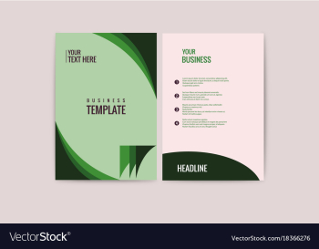 Advertisement flyer design elements modern style vector image Advertisement flyer design elements modern style vector image