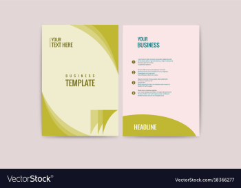 Advertisement flyer design elements modern style vector image Advertisement flyer design elements modern style vector image