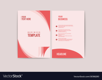 Advertisement flyer design elements modern style vector image Advertisement flyer design elements modern style vector image