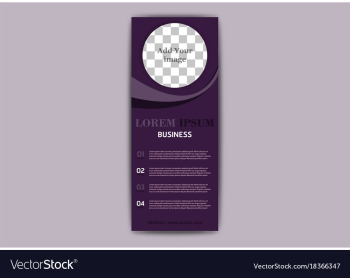 Advertisement flyer design elements modern style vector image Advertisement flyer design elements modern style vector image