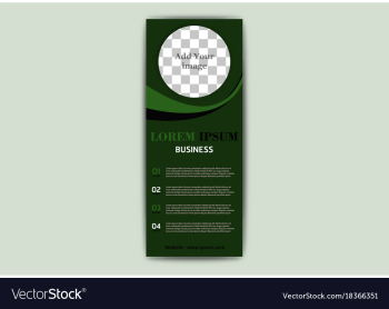 Advertisement flyer design elements modern style vector image Advertisement flyer design elements modern style vector image