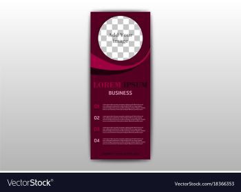 Advertisement flyer design elements modern style vector image Advertisement flyer design elements modern style vector image
