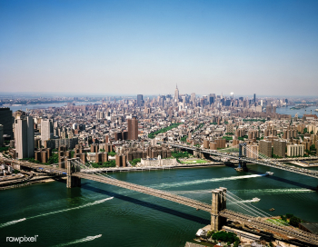 Aerial of New York City. Original image from .. | Free public domain photo - 433915