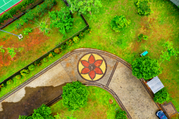 Aerial Photo of Backyard Aerial Photo of Backyard