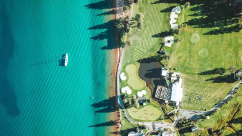 aerial photo of golf course aerial photo of golf course