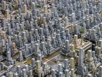 aerial photo of gray and white concrete monuments at daytime aerial photo of gray and white concrete monuments at daytime