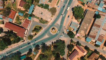 Aerial Photo of Street Aerial Photo of Street