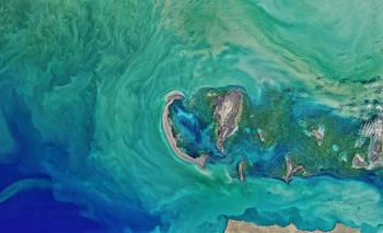 aerial photograph of islands aerial photograph of islands