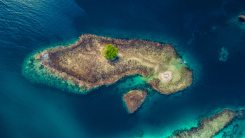 Aerial Photography of an Island Aerial Photography of an Island
