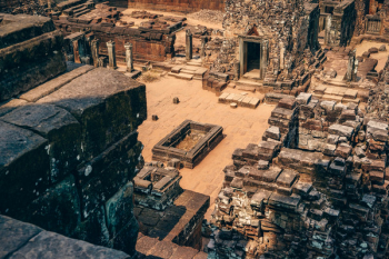 Aerial Photography of Ancient Tomb Aerial Photography of Ancient Tomb