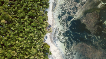 Aerial Photography of Beach and Island Aerial Photography of Beach and Island