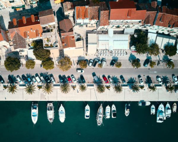 aerial photography of boats aerial photography of boats