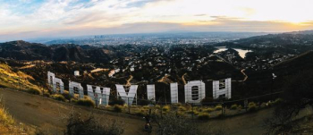 aerial photography of Hollywood California aerial photography of Hollywood California