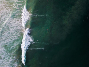 aerial photography of ocean wave aerial photography of ocean wave